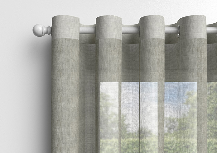 Coachella Voile, Silver Glint - Made to Measure Curtains - Image 13